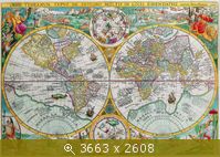 Карта Мира Петро Планко 1594