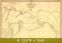 Карта Ледовитого Моря и Восточного Океана