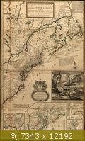 A new and exact map of the dominions of the King of Great Britain on ye continent of North America (1715)