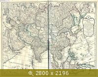 Карта Азии 1788г Париж