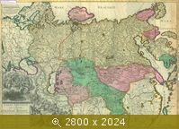 Карта Великой России Оттенса