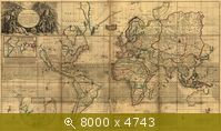 Карта мира, 1719