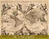 Карта мира, 1694