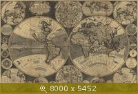 Карта мира, 1702