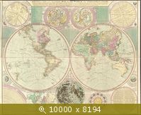 Карта мира, 1780