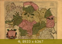 Карта Татарии, 1706 год