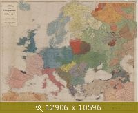 Этнографическая карта Европы, 1918