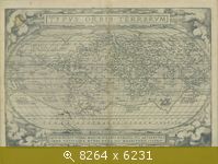 Карта мира, 1570