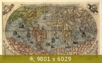 Карта мира 1565 год